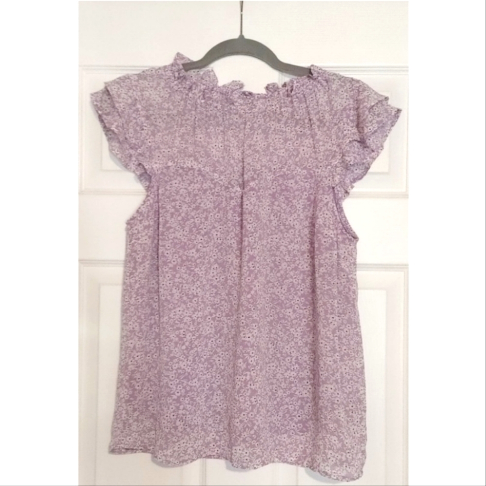 Monteau lilac blouse Size M